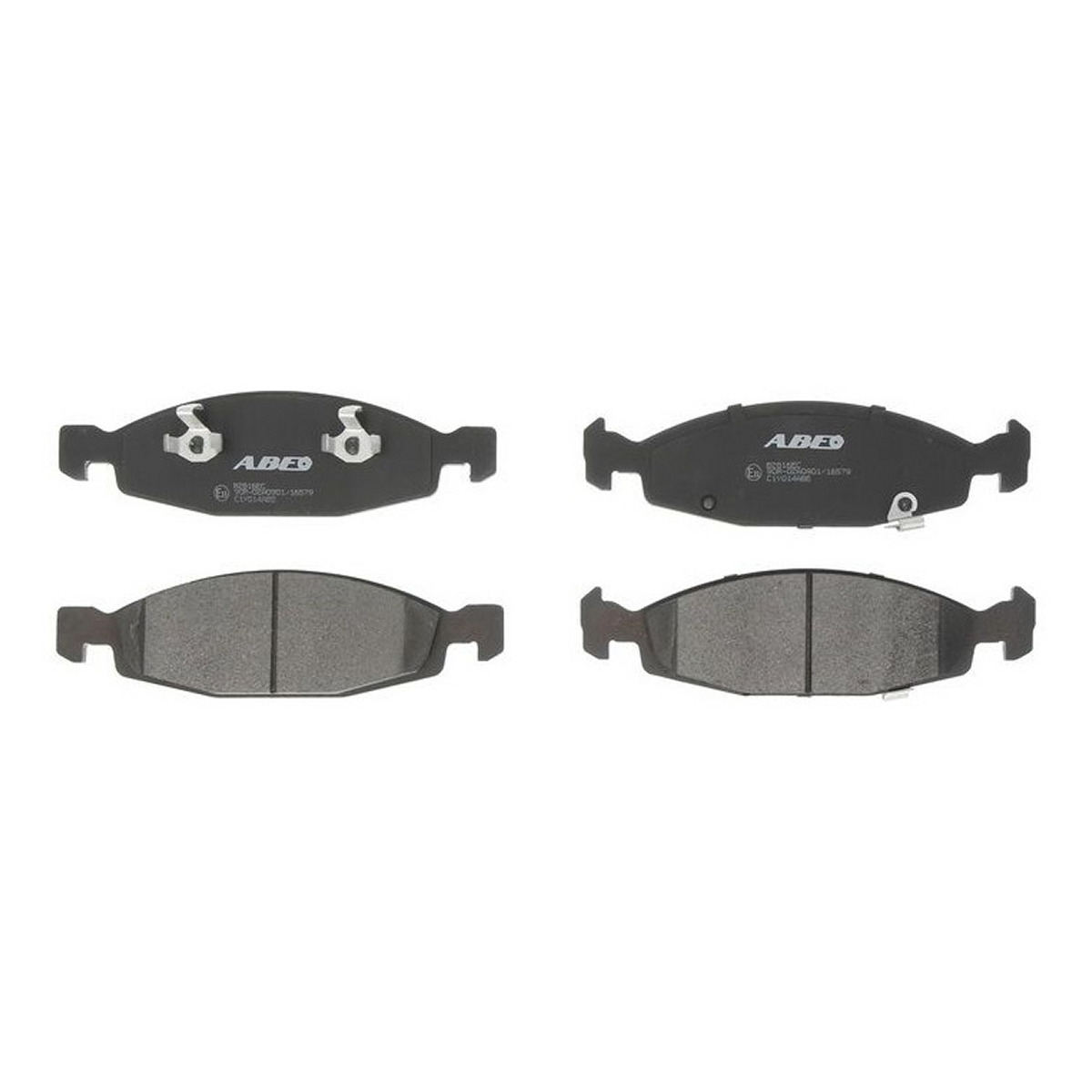 Комплект гальмівних колодок передн , JEEP CHEROKEE, GRAND CHEROKEE II 2.5-4.7 01.88-09.05