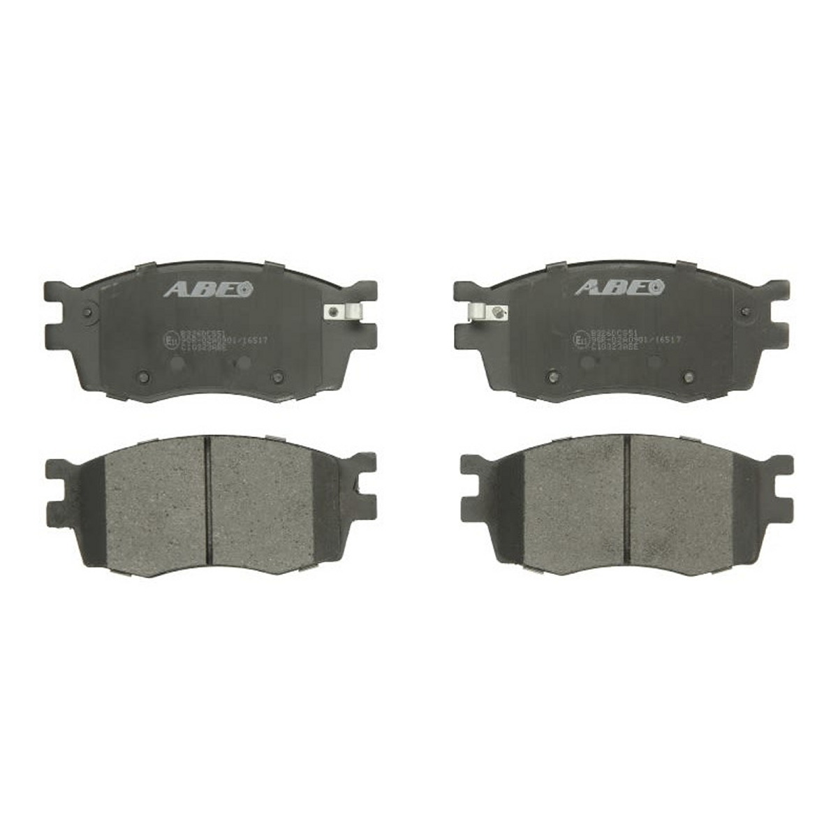 Комплект гальмівних колодок передн , HYUNDAI ACCENT III, I20 I, I20 II, KIA RIO II 1.1D-1.6D 03.05-08.20