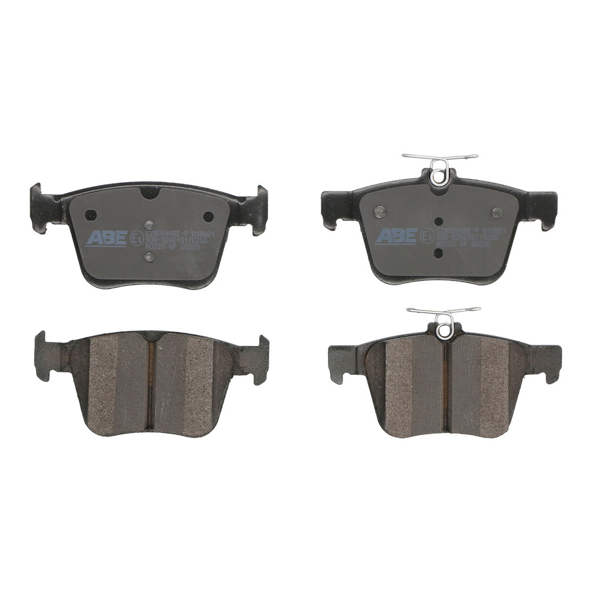 Комплект гальмівних колодок задн , DS DS 3, AUDI A3, Q2, Q3, TT, CUPRA ATECA, RENAULT FLUENCE, GRAND SCENIC IV, SEAT ATECA, LEON, LEON SC, LEON SPORTSTOURER, LEON ST, TARRACO 1.0-Electric 04.12-