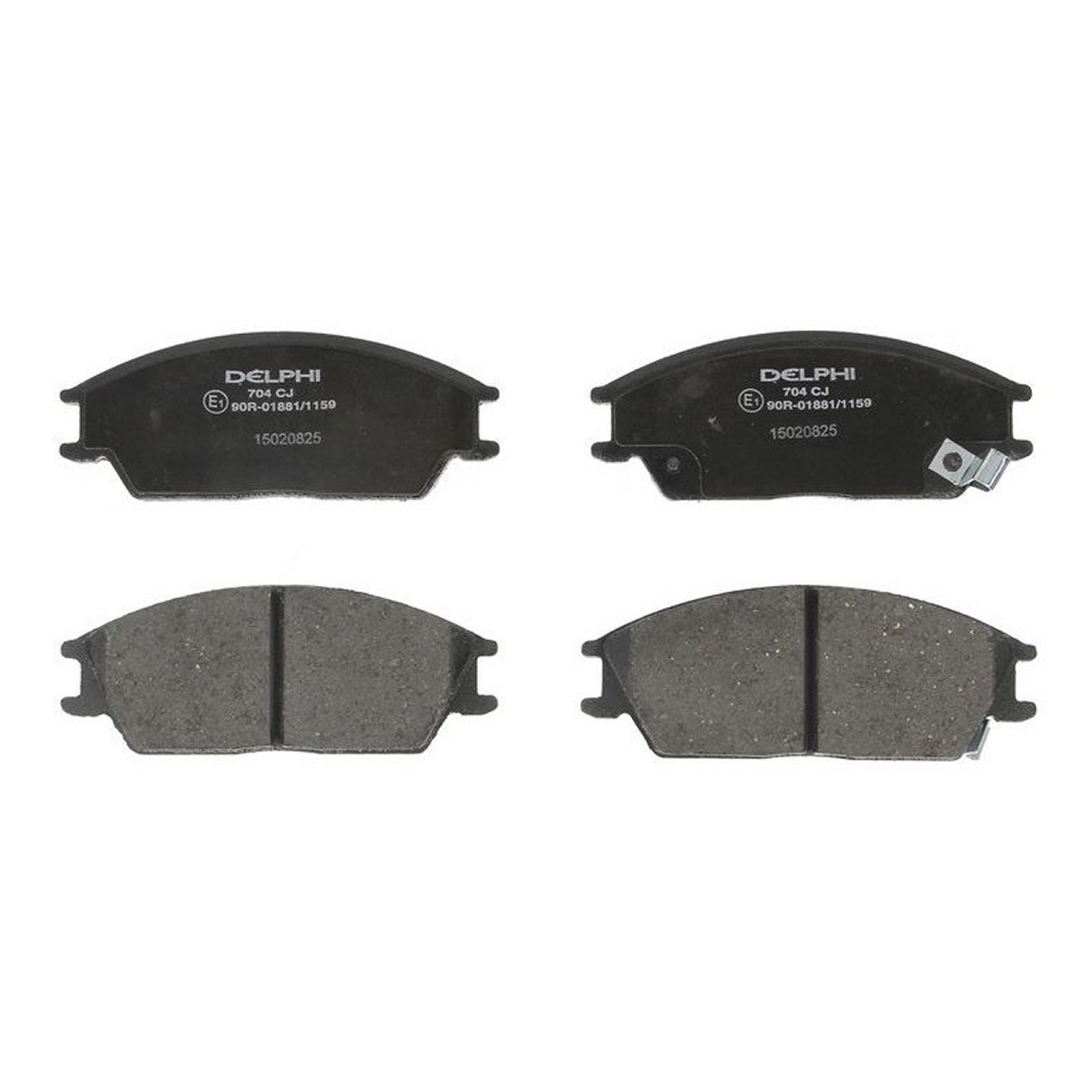 Комплект гальмівних колодок передн , HYUNDAI ACCENT, ACCENT I, ACCENT II, GETZ, LANTRA I, LANTRA II, PONY, PONY / EXCEL, S 1.1-1.6 10.85-12.10