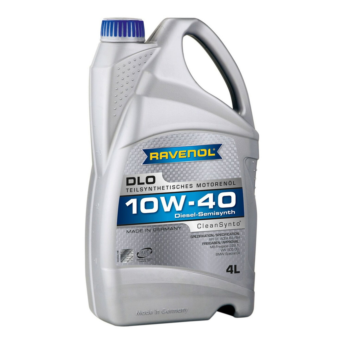Моторна олива Cleansynto (4L) 10W40 ,API CF, BMW SPECIAL OIL, MB 229.1, VW 500.00, VW 501.01, VW 505.00