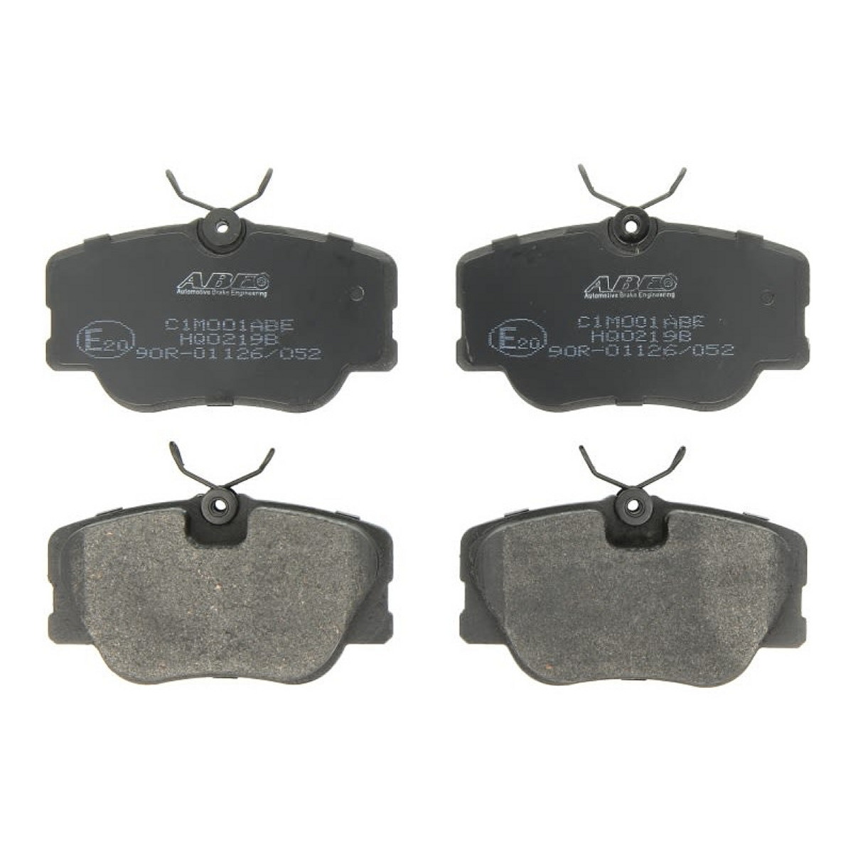 Комплект гальмівних колодок передн , MERCEDES 124 (C124), 124 (W124), 124 T-MODEL (S124), 190 (W201), E (A124), E (C124), E (W124), E T-MODEL (S124), M (W164), S (W126) 2.0-3.0D 04.84-