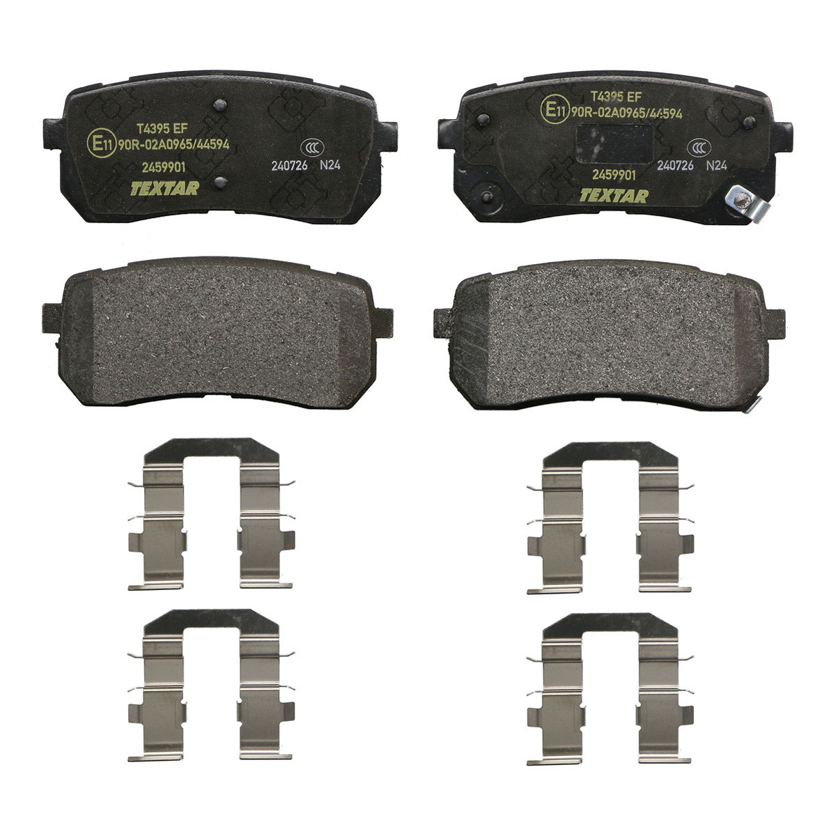 Комплект гальмівних колодок задн , HYUNDAI H-1 CARGO, H-1 TRAVEL, IX55, KIA CARNIVAL II, CARNIVAL III, SORENTO III, MAZDA CX-30 2.0D-3.8 10.01- фото 3