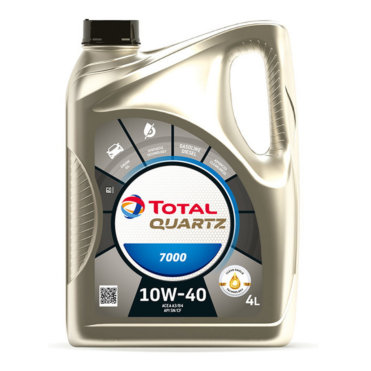 Моторна олива Quartz (4L) 10W40 ,API CF, SN, ACEA A3, B4, MB 229.3, PSA B71 2294, PSA B71 2300, VW 501.01, VW 505.00
