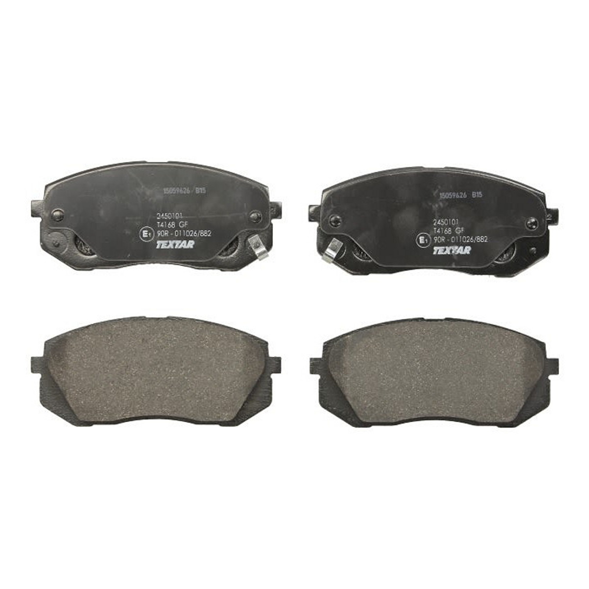 Комплект гальмівних колодок передн , HYUNDAI I40 I, I40 I CW, KONA, TUCSON, KIA CARENS III, SELTOS, SOUL II, SPORTAGE II, SPORTAGE IV 1.6-2.7 09.04- фото 3