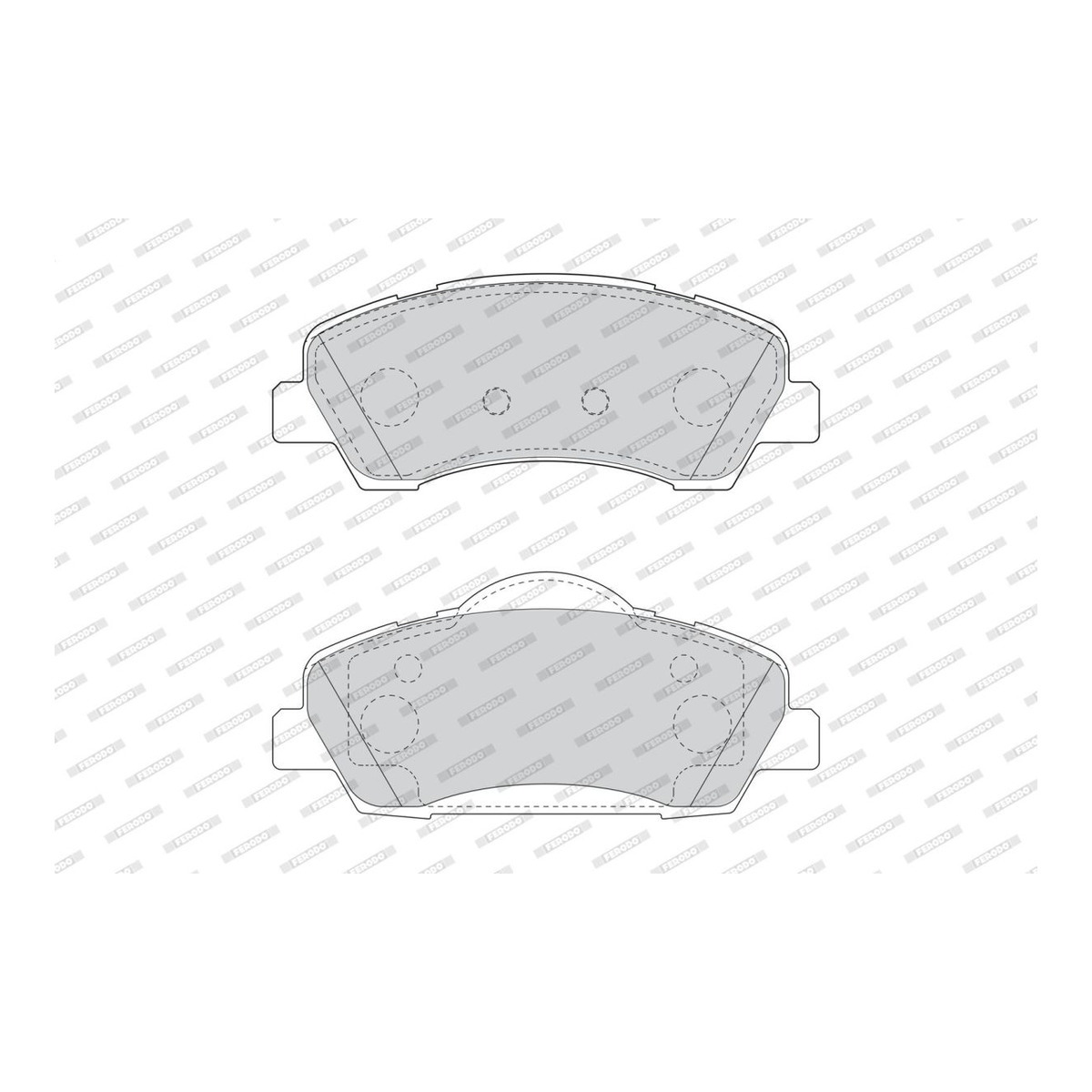Комплект гальмівних колодок передн , CITROEN C-ELYSEE, C4 CACTUS, PEUGEOT 301, 308, 308 II 1.2-2.0D 11.12- фото 4
