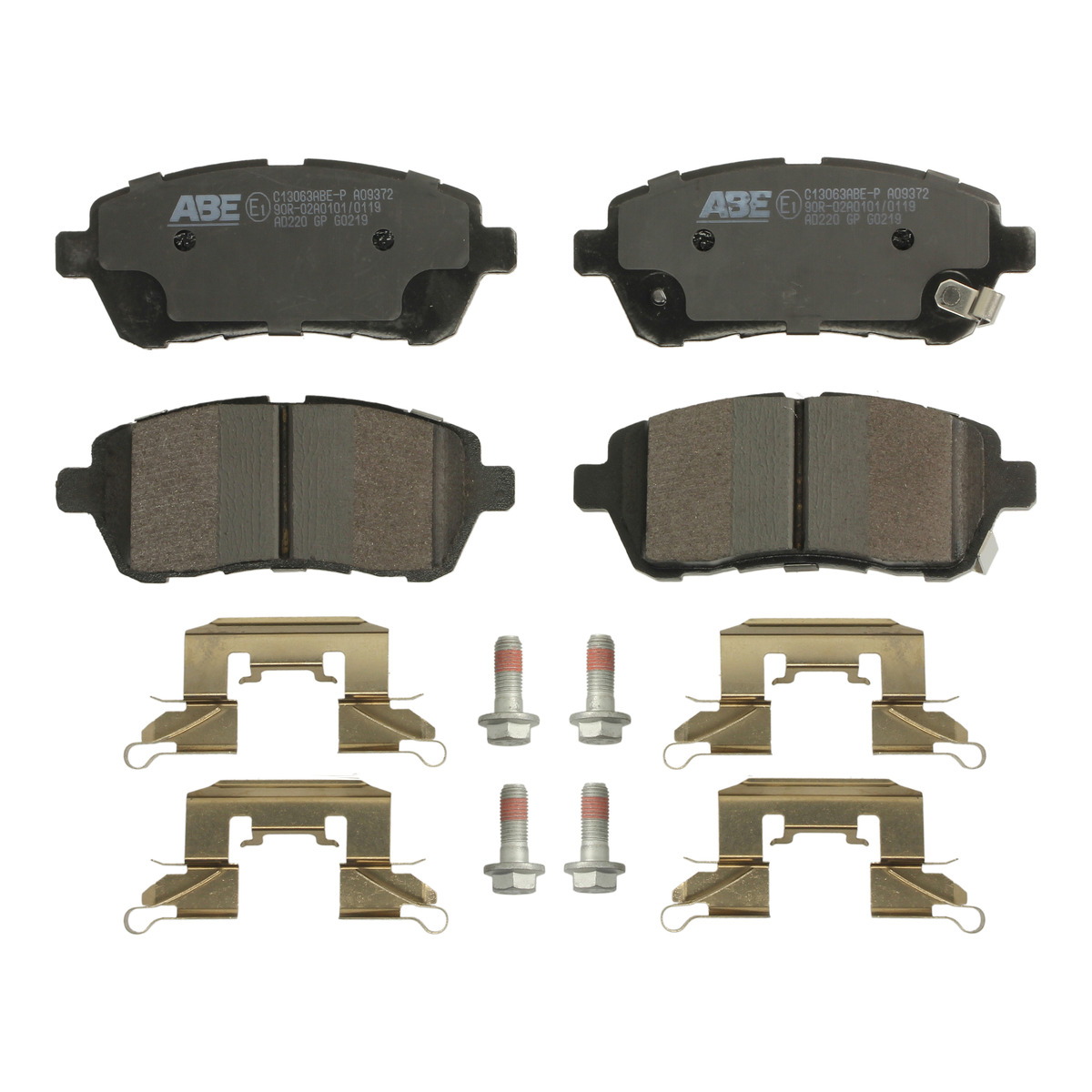 Комплект гальмівних колодок передн , DAIHATSU CUORE VII, MATERIA, SIRION, FORD B-MAX, FIESTA, FIESTA VI, FIESTA VII, MAZDA 2, SUBARU JUSTY IV, SUZUKI BALENO, SWIFT IV, SWIFT V 1.0-1.6D 01.05-