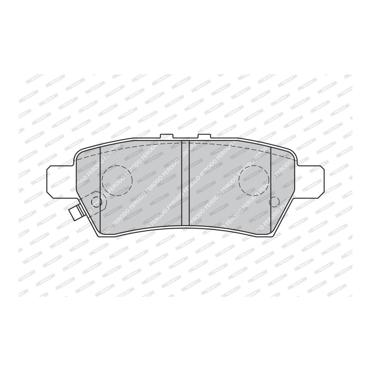 Комплект гальмівних колодок задн , NISSAN NAVARA NP300, PATHFINDER III, XTERRA 2.5D/3.0D/4.0 10.04- фото 4