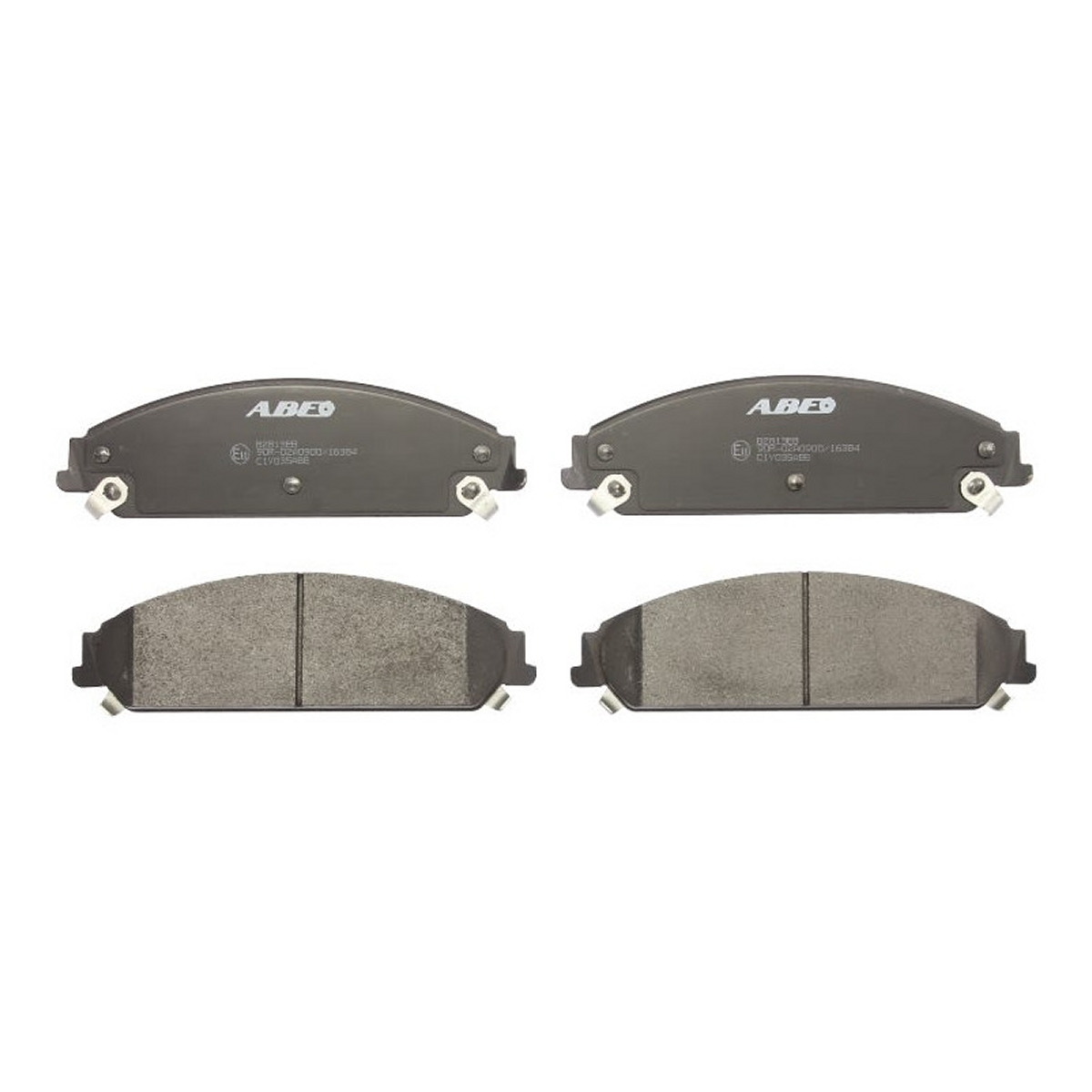 Комплект гальмівних колодок передн , CHRYSLER 200, 300 C, 300C, DODGE CALIBER, CHALLENGER, CHALLENGER SE, CHARGER, MAGNUM, MAGNUM II, LANCIA THEMA 2.0-6.4 09.04-