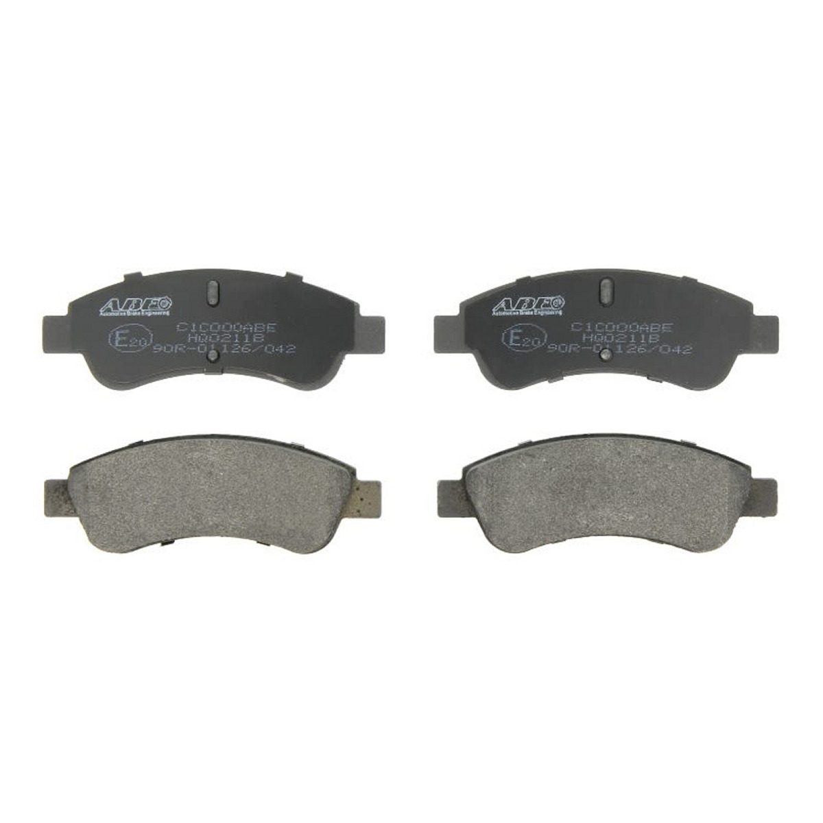 Комплект гальмівних колодок передн , DS DS 3, CITROEN BERLINGO, C2, C2 ENTERPRISE, C3 AIRCROSS I, C3 AIRCROSS II, C3 I, C3 II, C3 III, C3 PICASSO, C4, C4 CACTUS, C4 I 1.0-Electric 02.84-