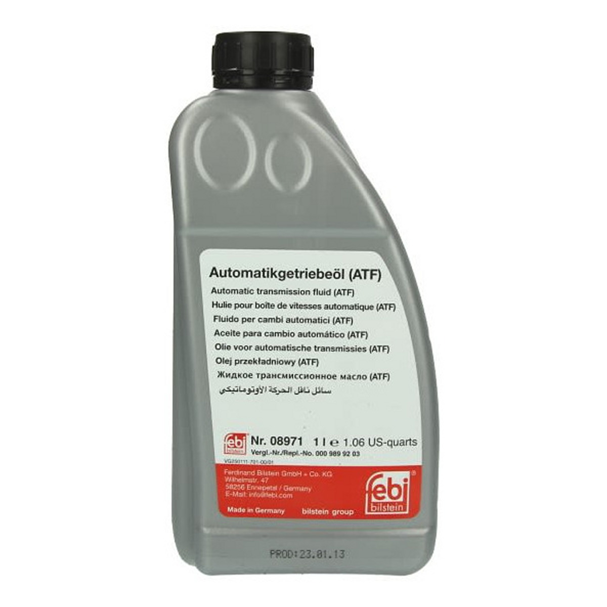 Жидкость ГУР/АКПП Dexron II (красная) (1L) ATF