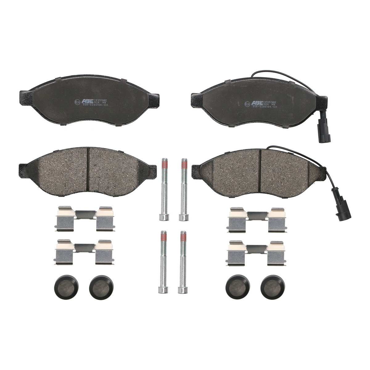 Комплект гальмівних колодок передн , CITROEN JUMPER III, FIAT DUCATO, OPEL MOVANO C, PEUGEOT BOXER, TOYOTA PROACE MAX 2.0D-Electric 04.06-