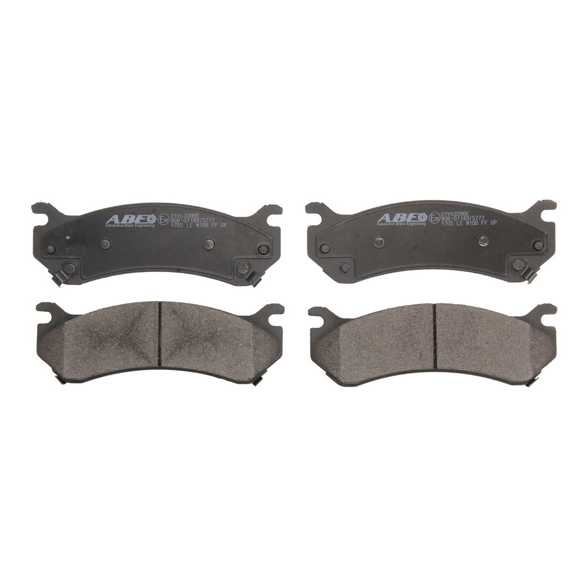 Комплект гальмівних колодок задн , CADILLAC DTS, ESCALADE, CHEVROLET ASTRO, AVALANCHE, AVALANCHE 1500, EXPRESS, SILVERADO 1500, SILVERADO 2500, SILVERADO 2500 HD, SILVERADO 3500 HD 4.3-8.1 10.94-