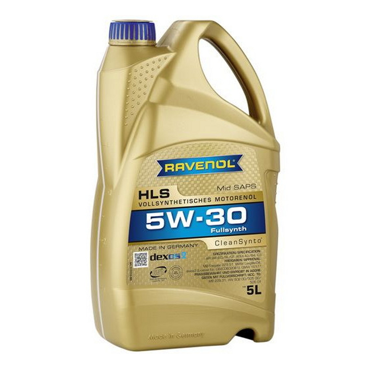 Моторна олива Cleansynto (5L) ,API CF, SN, ACEA C3, BMW LL-04, CHRYSLER MS-11106, DEXOS 2, FIAT 9.55535 S3, MB 229.31, MB 229.51, MB 229.52, OPEL OV0401547-D30, STELLANTIS FPW 9.55535/03, VW 502.00, V фото 3