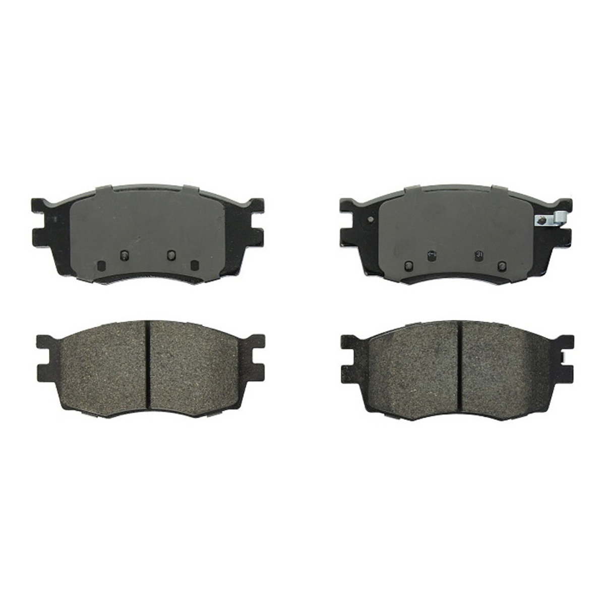 Комплект гальмівних колодок передн (із замком), HYUNDAI ACCENT III, I20 I, KIA RIO II 1.1D-1.6D 03.05-12.15