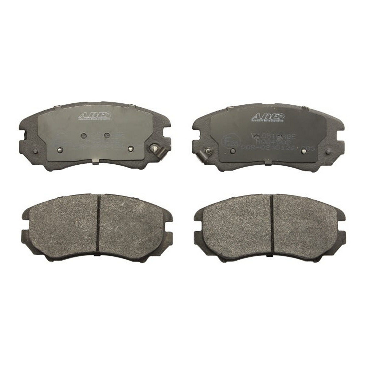 Комплект гальмівних колодок передн , HYUNDAI ACCENT I, COUPE II, ELANTRA III, ELANTRA IV, GALLOPER II, I30, IX35, SONATA III, SONATA IV, SONATA V, TIBURON, TUCSON, KIA CARENS III 1.3-2.7 05.93-