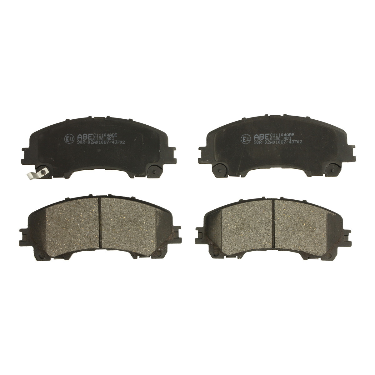 Комплект гальмівних колодок передн , INFINITI Q50, Q60, QX50 II, NISSAN X-TRAIL, X-TRAIL III, RENAULT KOLEOS II 1.3-3.5H 04.13-