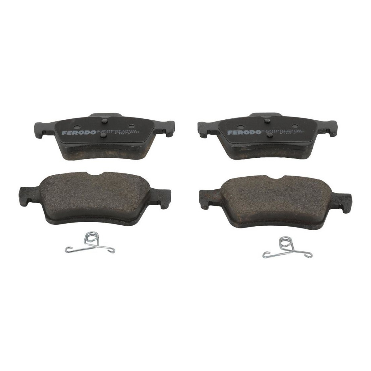 Комплект гальмівних колодок задн (з пружиинами), CADILLAC CTS, CHEVROLET VECTRA, CITROEN C5 III, FORD FOCUS IV, KUGA III, FORD USA FOCUS, JAGUAR S-TYPE II, XF I, XF SPORTBRAKE, XJ 1.5-5.0 01.99-