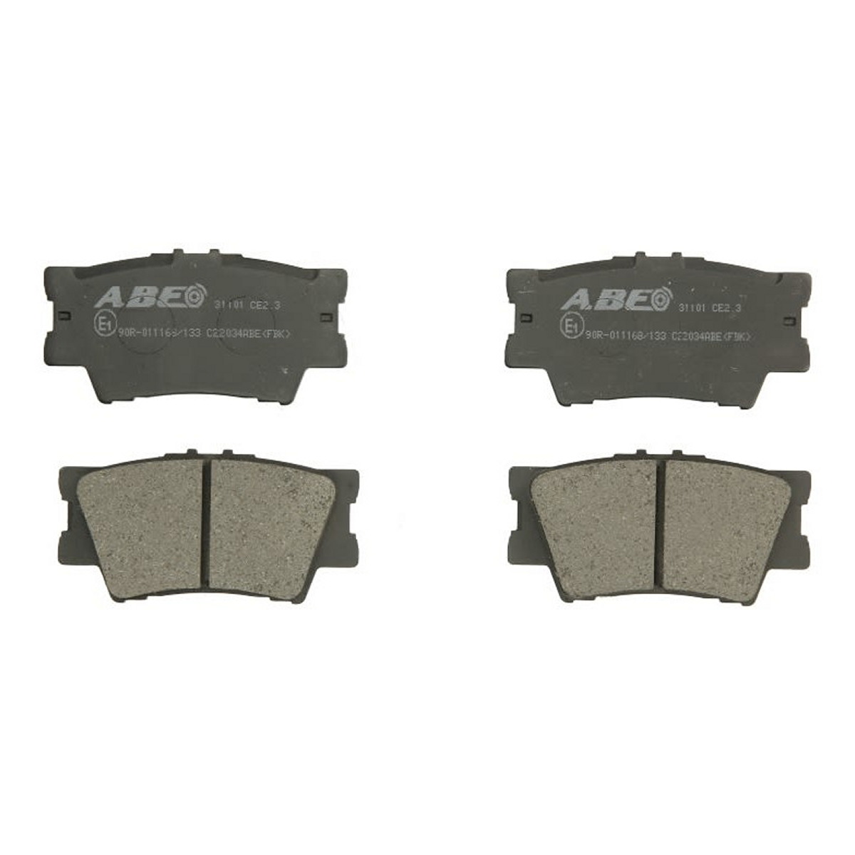 Комплект гальмівних колодок задн , VOLVO 340-360, LEXUS ES, HS, PONTIAC VIBE, TOYOTA AVALON, CAMRY, HARRIER, MARK X ZIO I, MATRIX, RAV 4 III, RAV 4 IV, SOLARA 1.8-Electric 08.84-