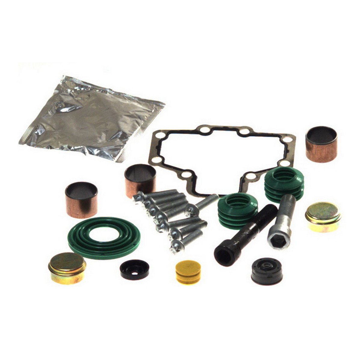 Ремкомплект гальмівного супорта ((EN) gaskets, screws, bushings, membranes) задн/передн лів/прав WABCO PAN 17 MAN L2000, M 2000 L фото 3
