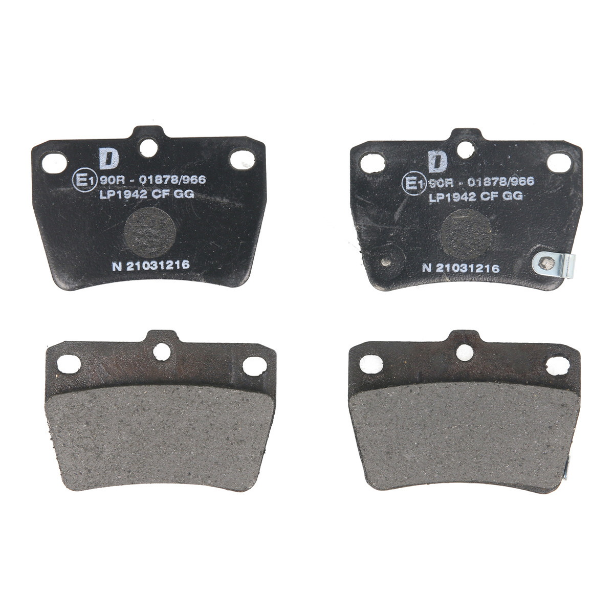 Комплект гальмівних колодок задн , CHERY TIGGO, TOYOTA RAV 4 II 1.6-2.4 05.00-10.16