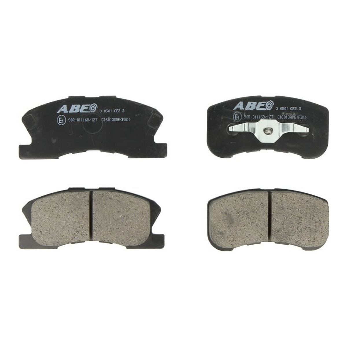 Комплект гальмівних колодок передн , DAIHATSU MOVE, SIRION, TERIOS, YRV, MITSUBISHI L200, TOYOTA DUET 1.0/1.3/2.8D 04.98-