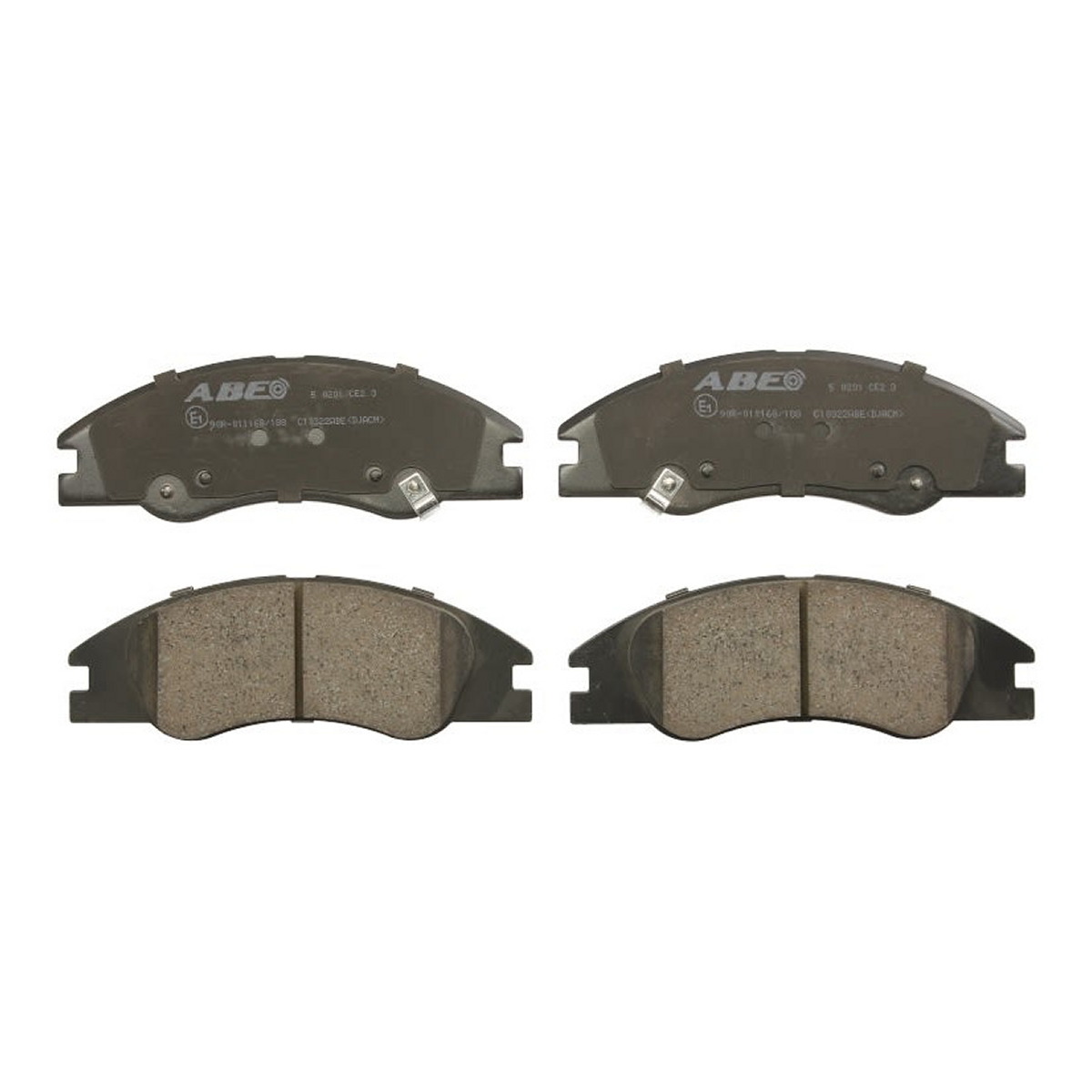 Комплект гальмівних колодок передн , KIA CERATO I, CERATO II, CERATO KOUP III, RIO I 1.3-2.0D 08.00-