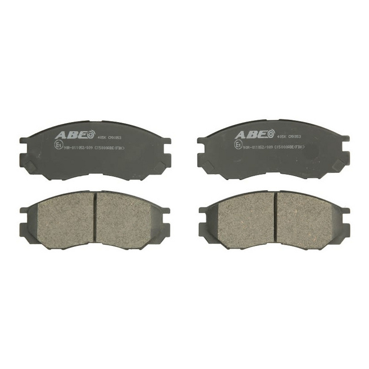 Комплект гальмівних колодок передн , MITSUBISHI COLT VI, DELICA / SPACE GEAR, ECLIPSE, ECLIPSE II, ECLIPSE III, L 300 III, L200, L400, LANCER IV, LANCER V, LANCER VII, LANCER VIII 0.7-3.5 03.80-