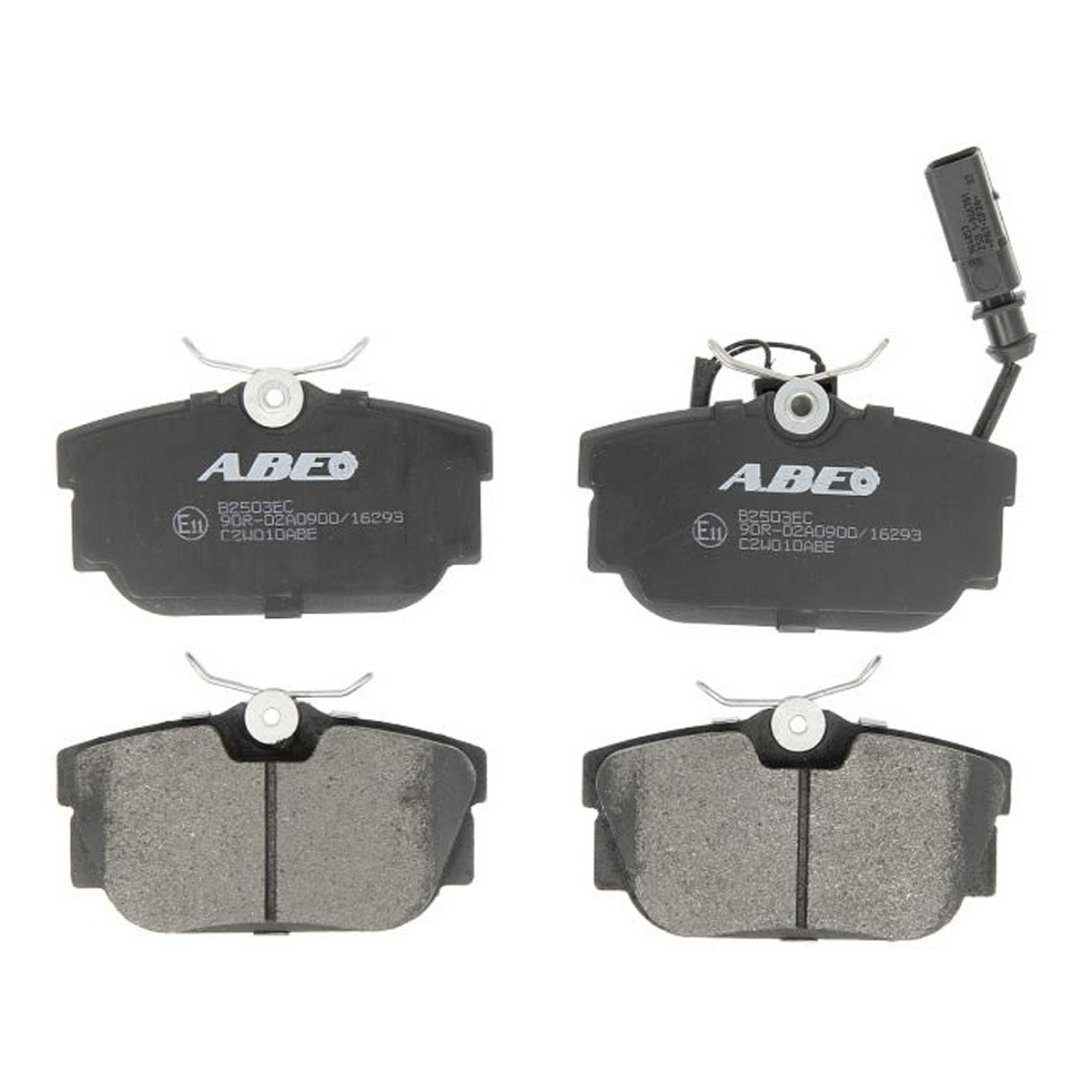 Комплект гальмівних колодок задн , DS DS 3, FORD GALAXY I, SEAT ALHAMBRA, VW CALIFORNIA T4 CAMPER, PASSAT B5.5, PASSAT B6, PASSAT B7, POLO III CLASSIC, POLO IV, POLO V, SHARAN 1.6-3.6 07.90-
