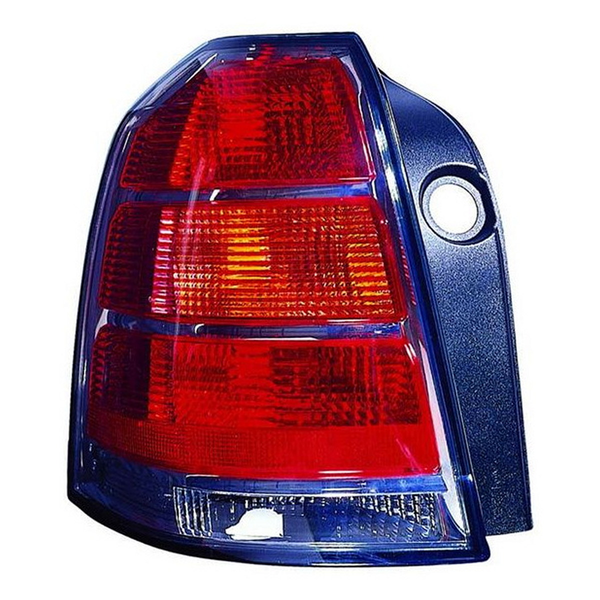 Ліхтар задній лів (P21W, колір повороту жовтий, колір скла червон) OPEL ZAFIRA B Негабарит 07.05-02.08