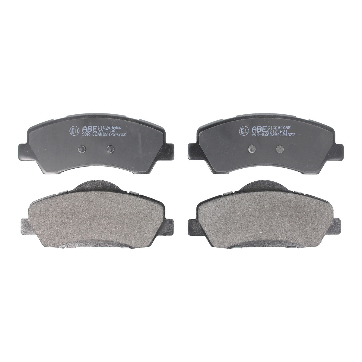 Комплект гальмівних колодок передн , CITROEN C-ELYSEE, C4 CACTUS, PEUGEOT 301, 308, 308 I, 308 II 1.2-2.0D 11.12-