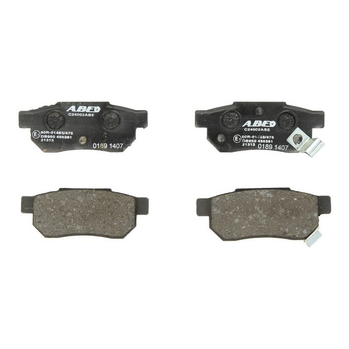 Комплект гальмівних колодок задн , ACURA INTEGRA, FORD MAVERICK, HONDA ACCORD III, ACCORD IV, ACCORD VI, ACCORD VII, BEAT, CITY III, CITY IV, CITY V, CIVIC IV, CIVIC V, CIVIC VI 0.7-2.7D 10.84-