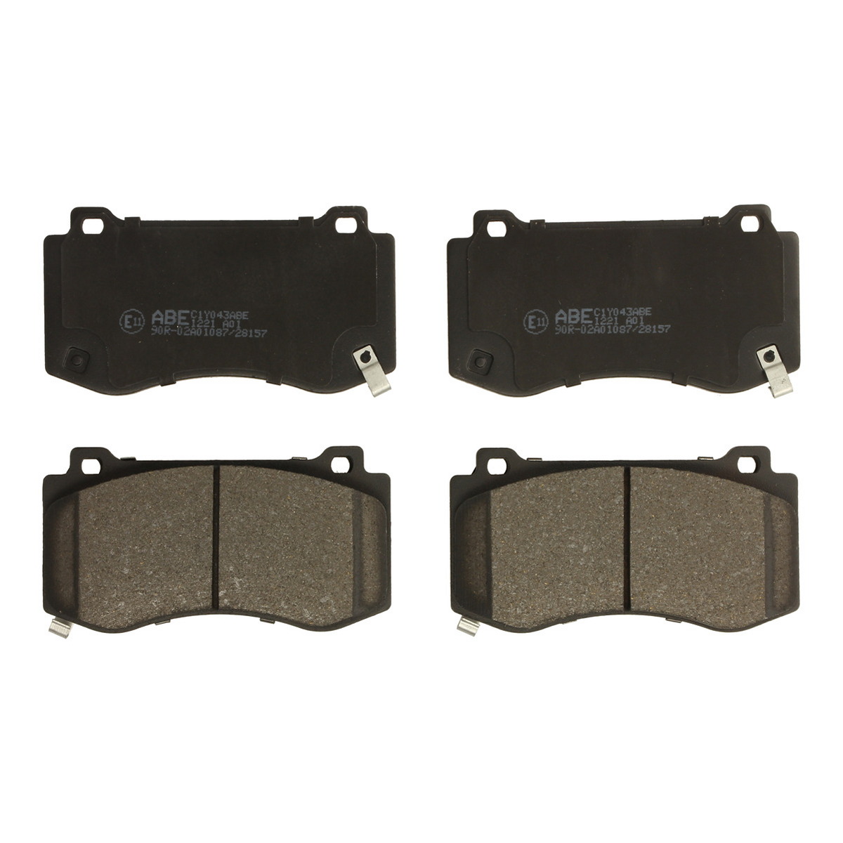 Комплект гальмівних колодок передн , CHRYSLER 300C, DODGE CHALLENGER, CHARGER, JEEP GRAND CHEROKEE III 2.7-6.4 09.04-