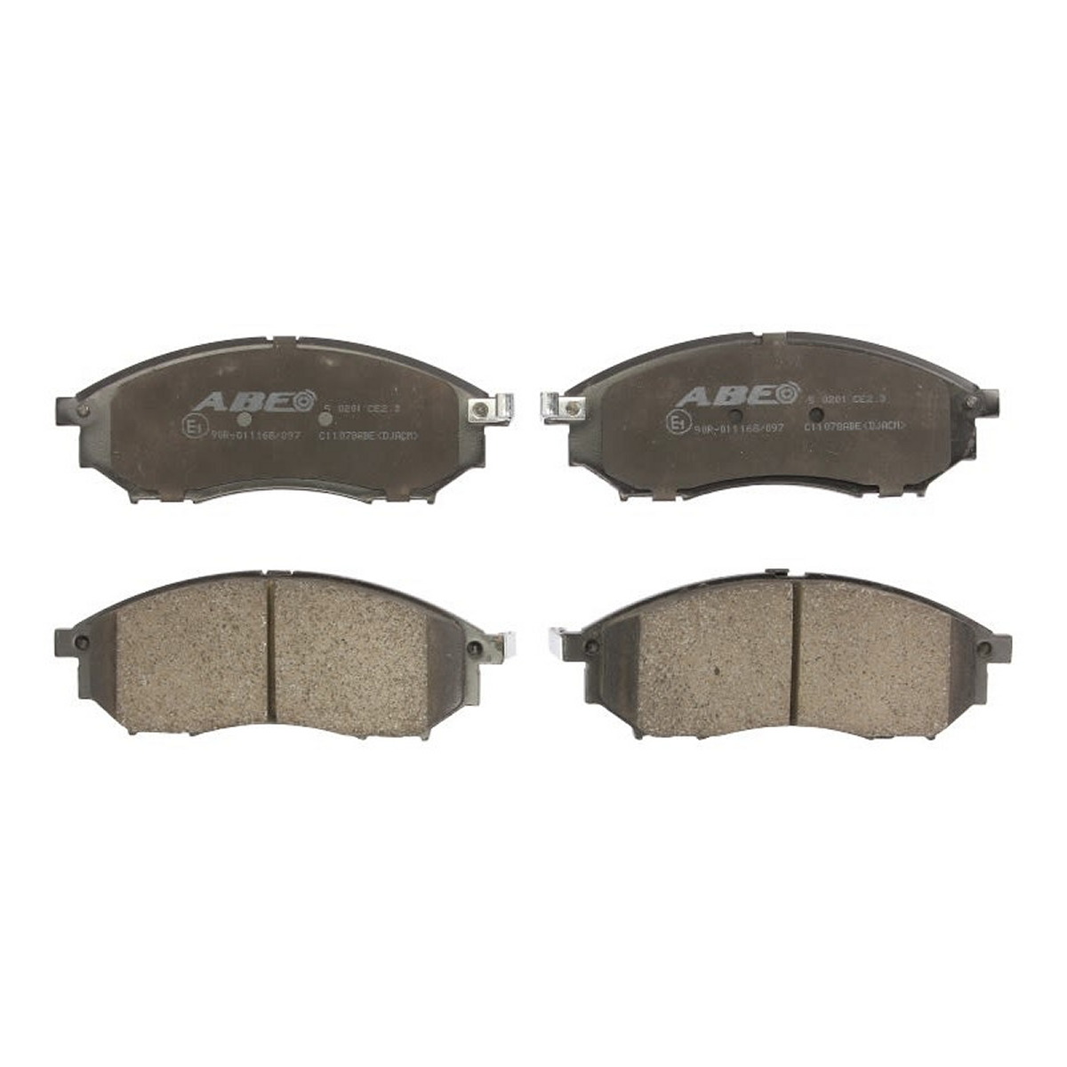 Комплект гальмівних колодок передн , INFINITI EX, FX, G, M, M35, M37, M45, Q45 III, Q60, Q70, QX50 I, QX70, NISSAN AVENIR, CEDRIC, CEDRIC X, MAXIMA VI, MURANO I, MURANO II, NAVARA 1.2-5.6 07.82-
