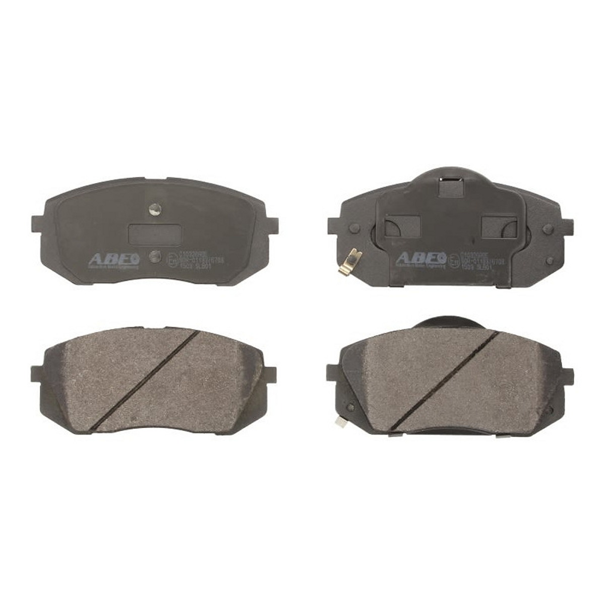 Комплект гальмівних колодок передн , HYUNDAI I40 I, I40 I CW, IX35, KONA, SONATA V, SONATA VI, SONATA VII, TUCSON, KIA CADENZA I, CADENZA II, CARENS III, OPTIMA, PRO CEE'D 1.5-Electric 09.04-