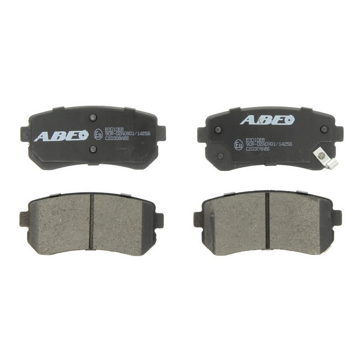 Комплект гальмівних колодок задн , HYUNDAI ACCENT III, I20 I, I20 II, I30, I40 I, IX20, IX35, KONA, SONATA V, SONATA VI, TUCSON, KIA CADENZA II, CEE'D, CERATO I, CERATO II 1.0-Electric 09.00-