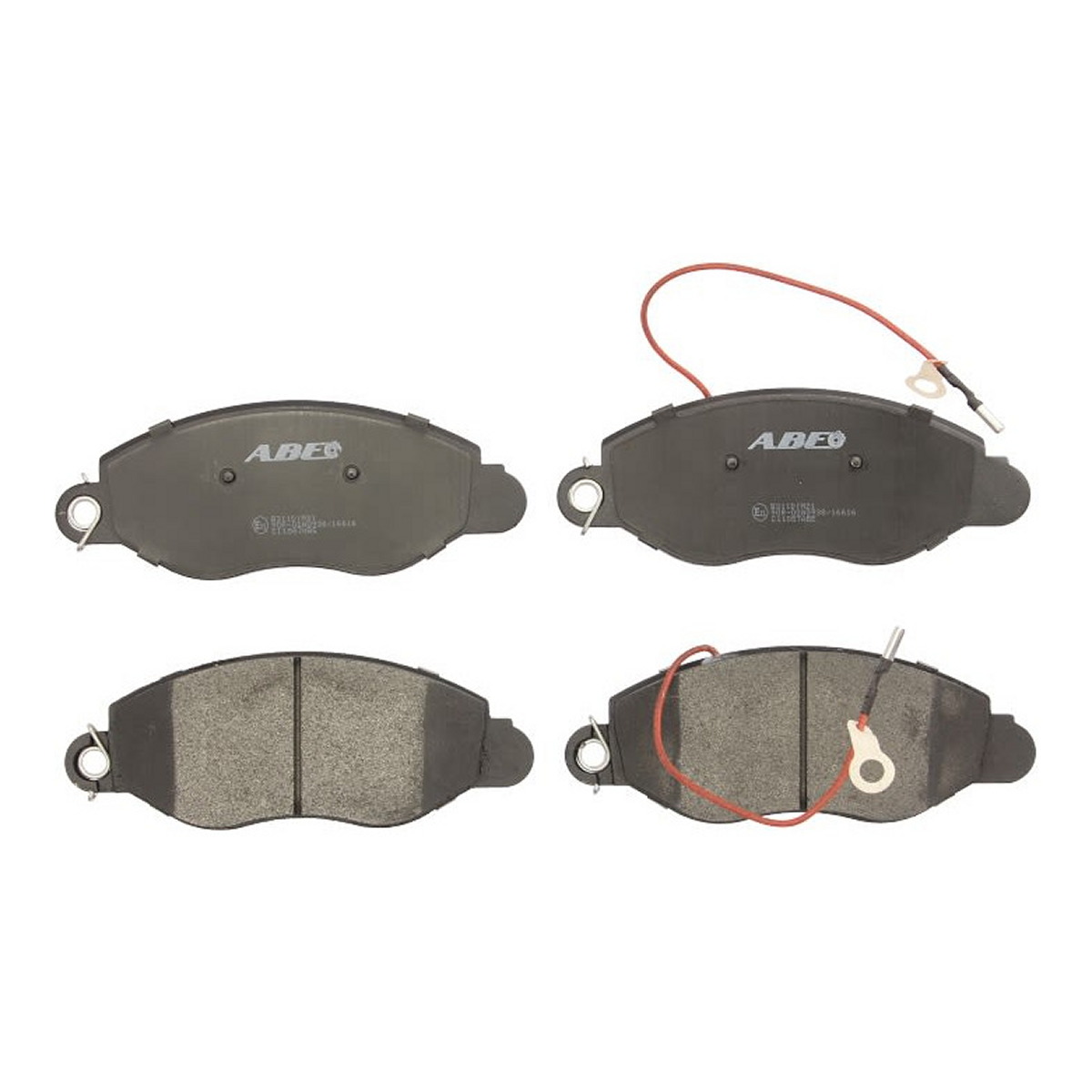 Комплект гальмівних колодок передн , NISSAN CABSTAR, CABSTAR E 2.0-3.0D 09.85-11.06