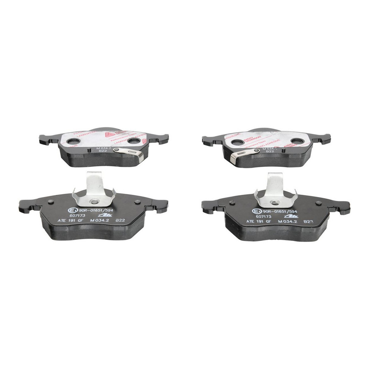 Комплект гальмівних колодок передн , OPEL ASTRA G, ZAFIRA A, SAAB 900 II, 9-3, 9-5 1.9D-3.0D 07.93-12.09