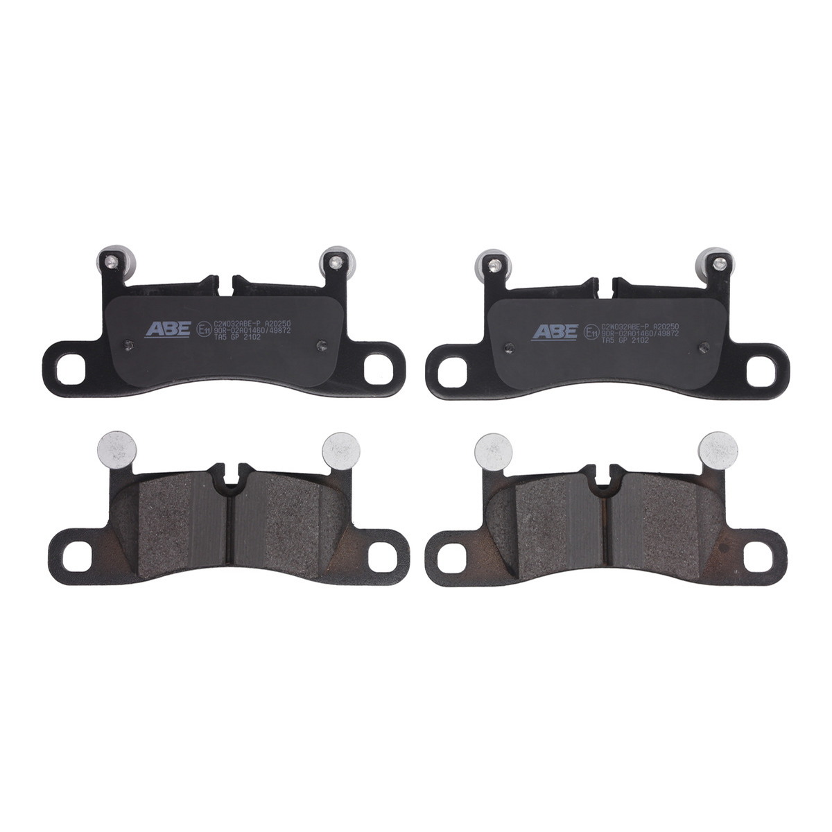 Комплект гальмівних колодок задн , PORSCHE 911, 911 TARGA, BOXSTER SPYDER, CAYENNE, VW TOUAREG 2.9-4.8 01.10-