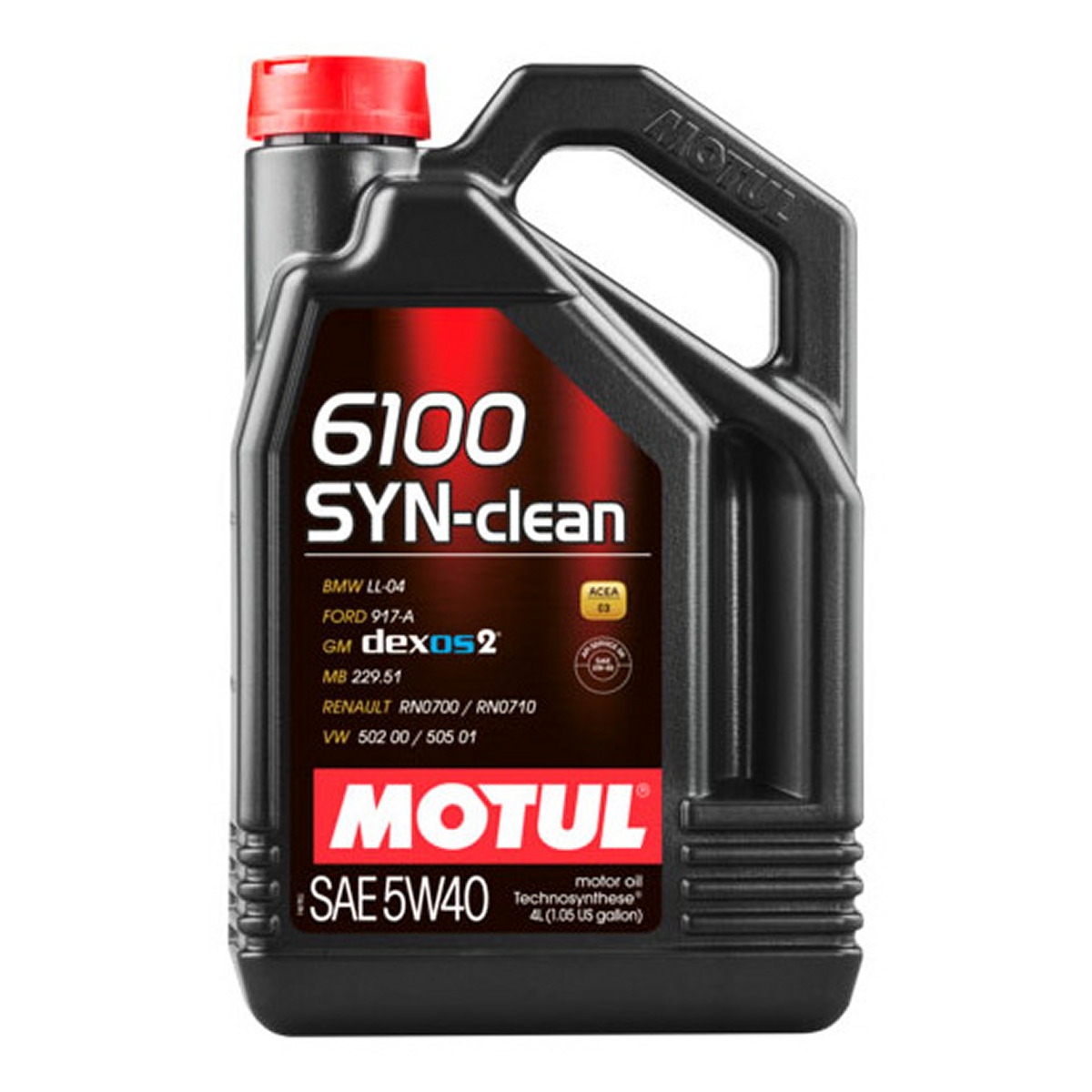 Моторна олива (4L) 5W40 ,API SN, ACEA C3, BMW LL-04, DEXOS 2, FORD M2C917 A, MB 229.51, RENAULT RN 0700, RENAULT RN 0710, VW 505.00, VW 505.01