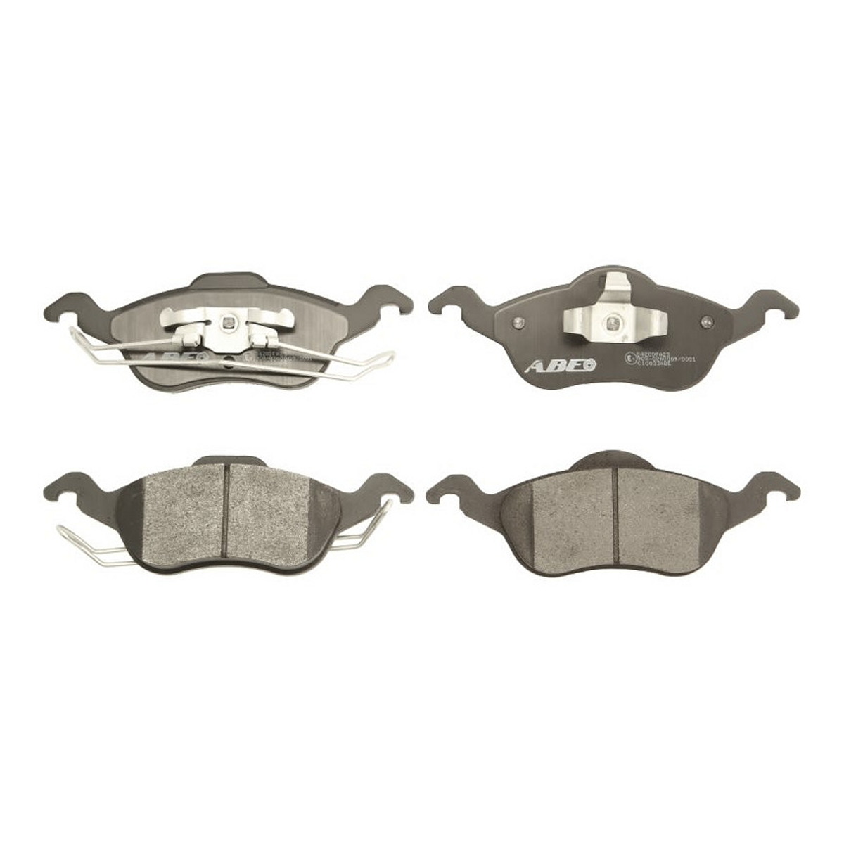 Комплект гальмівних колодок передн , FORD FOCUS I, FORD USA FOCUS ZX3, FOCUS ZX5 1.4-2.0 08.98-06.07
