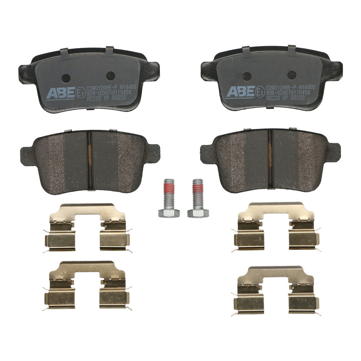 Комплект гальмівних колодок задн , MERCEDES CITAN (MPV), CITAN MIXTO (DOUBLE CABIN), CITAN/MINIVAN (W415), RENAULT KANGOO, KANGOO BE BOP, KANGOO EXPRESS, KANGOO II 1.2-Electric 04.05-