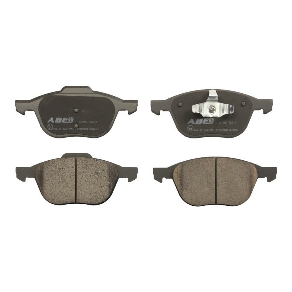 Комплект гальмівних колодок передн , VOLVO C30, C70 I, C70 II, S40 II, V40, V50, FORD C-MAX, C-MAX II, ECOSPORT, FOCUS C-MAX, FOCUS I, FOCUS II, FOCUS III, GRAND C-MAX, KUGA I 1.0-Electric 03.97-