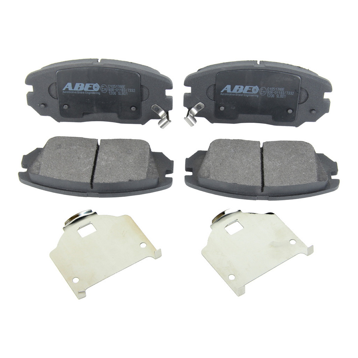 Комплект гальмівних колодок передн , HONDA CIVIC VIII, HYUNDAI GRANDEUR, I30, IX35, SONATA V, SONATA VI, TUCSON, KIA MAGENTIS II, OPIRUS, SPORTAGE II 1.6-3.8 09.04-10.16