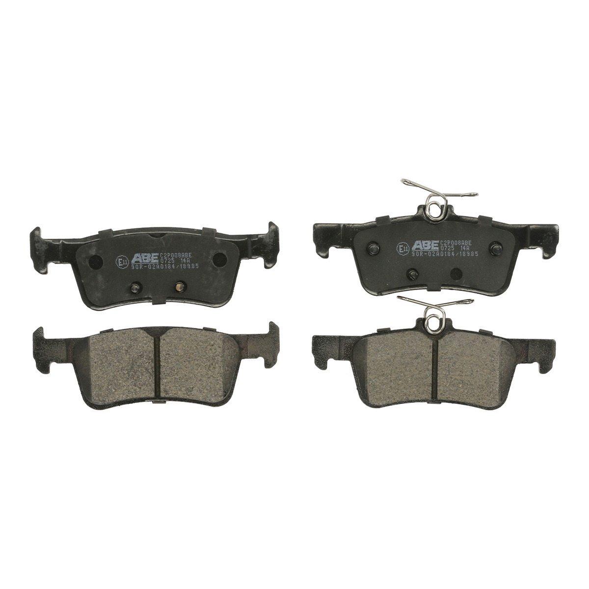 Комплект гальмівних колодок задн , CITROEN C4 GRAND PICASSO II, PEUGEOT 2008 I, 308, 308 II, RCZ 1.2-2.0D 06.10-