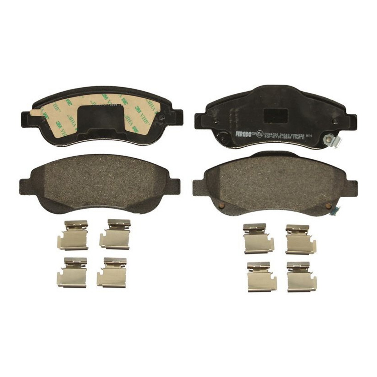 Комплект гальмівних колодок передн , HONDA CR-V II, CR-V III, CR-V IV 1.6D-2.4 09.01-12.18