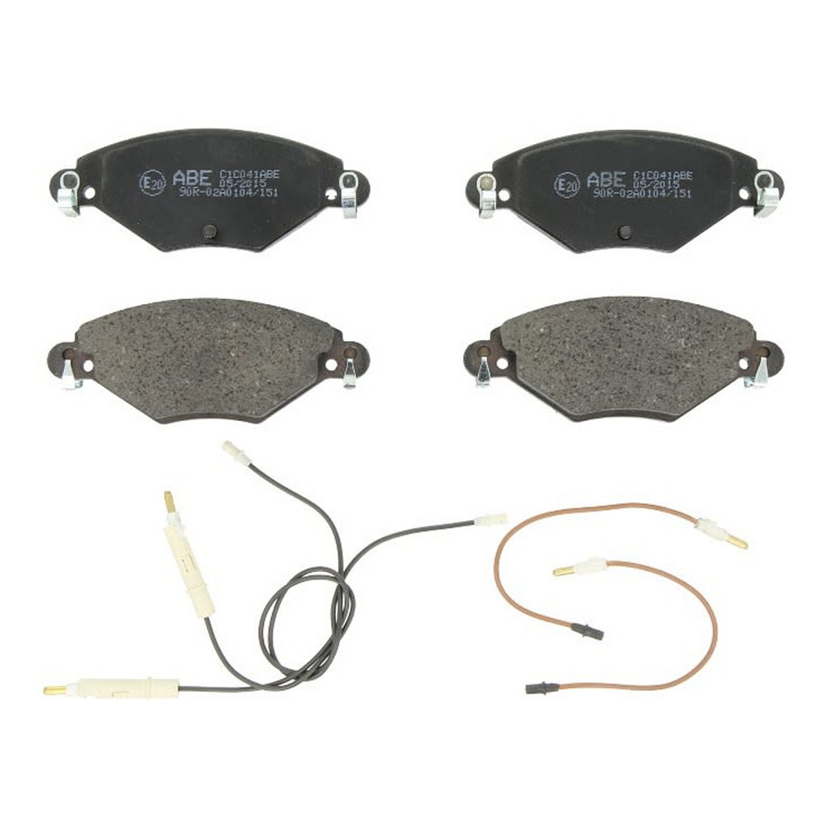 Комплект гальмівних колодок передн , CITROEN C5 I, C5 II 1.6D-3.0 03.01-08.08