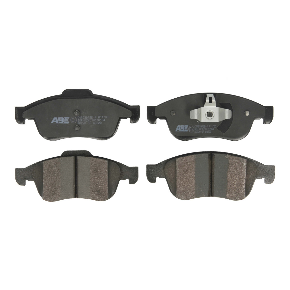 Комплект гальмівних колодок передн , DACIA DOKKER, DUSTER, JOGGER, LODGY, SANDERO III, FIAT 500X, JEEP RENEGADE, MITSUBISHI ASX, COLT VII, NISSAN JUKE, TERRANO, TOWNSTAR 0.9-Electric 11.08-