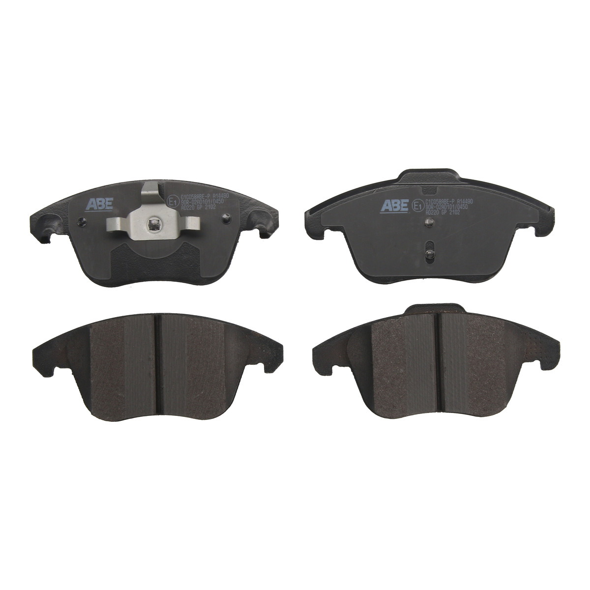 Комплект гальмівних колодок передн , DS DS 4, DS 5, CITROEN C4 GRAND PICASSO I, C4 GRAND PICASSO II, C4 I, C4 II, C4 III, C4 PICASSO I, C4 PICASSO II, DS4, DS5, PEUGEOT 3008 1.2-2.0DH 10.03-