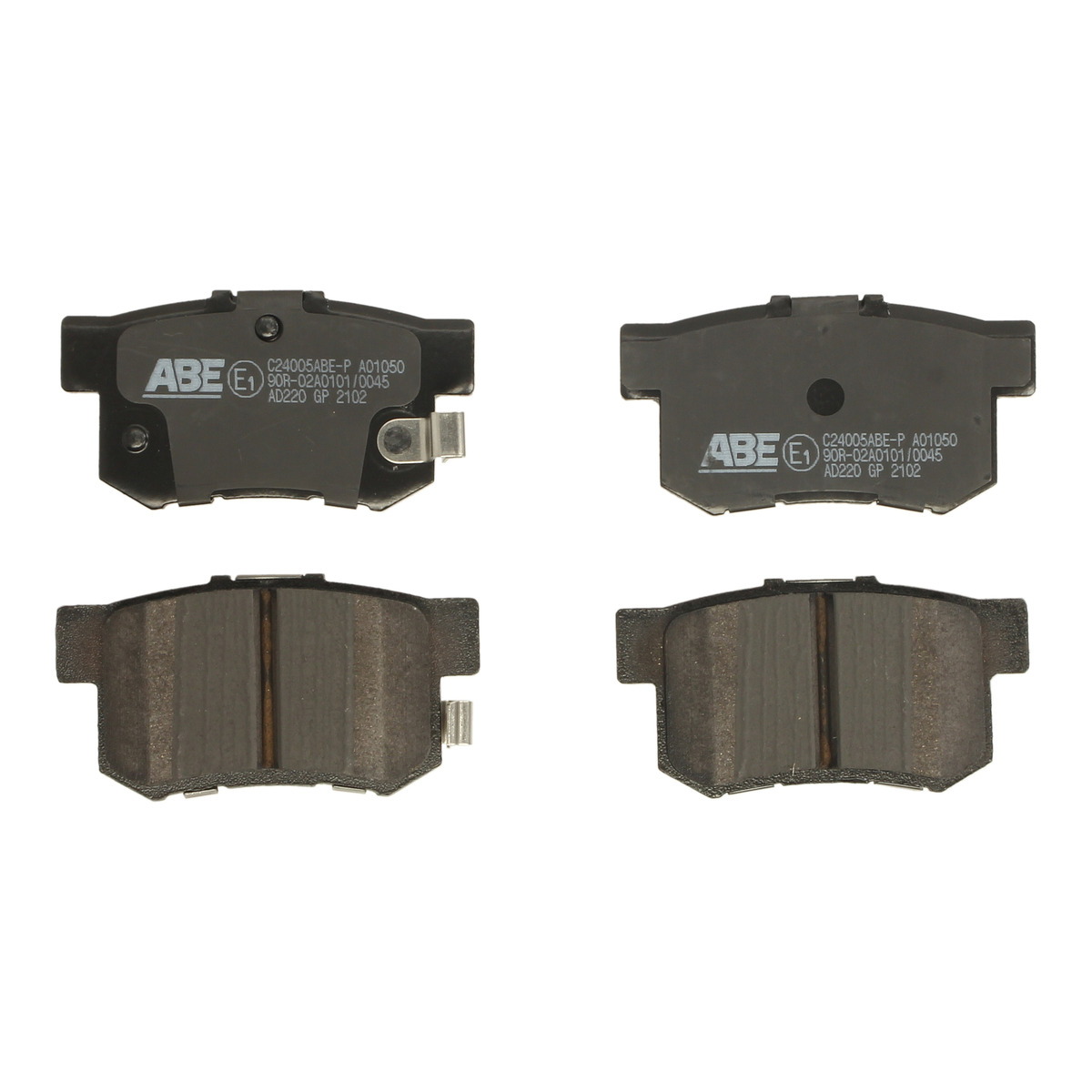 Комплект гальмівних колодок задн , ACURA LEGEND, LEGEND II, TL, TSX, FIAT SEDICI, HONDA ACCORD IV, ACCORD IX, ACCORD V, ACCORD VI, ACCORD VII, ACCORD VIII, CITY IV, CIVIC III 1.1-3.7 01.86-